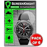 ScreenKnight® Samsung Gear S3 Frontier Screen Protector - Military Shield X 6 Pieces