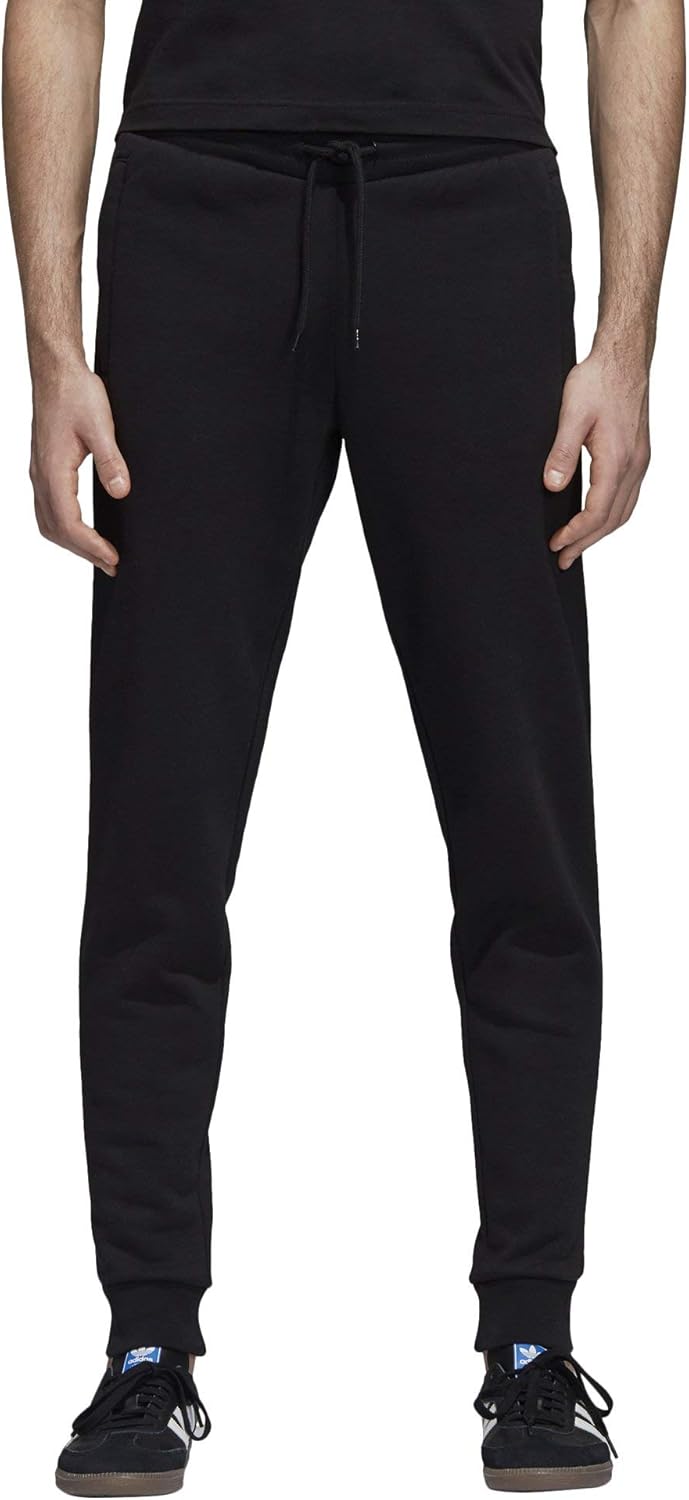 adidas Originals Men's SlimFit Fleece Jogger Pants, Black, XS Amazon