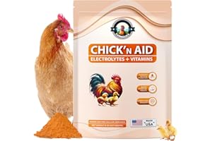 CanineGluca Chick’n Aid, 8 oz Essential Chicken Supplement, Ideal for Hydration, Immunity, Digestive Health. Enhanced with Poultry Vitamins, Electrolytes, and Probiotics, for Chickens, Ducks, Turkeys