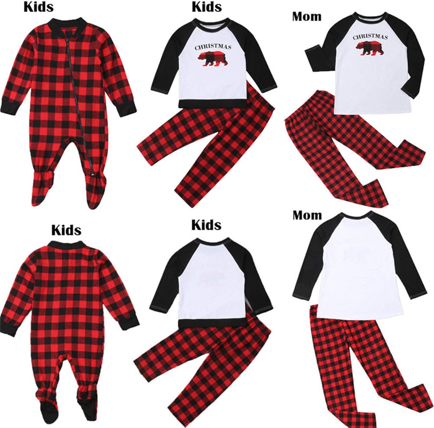 mom and son matching christmas outfits