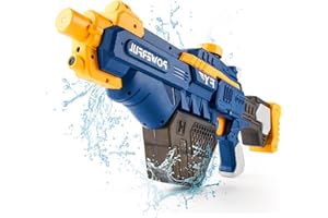 ROUSEWIT Electric Water Gun, 680cc Large Capacity Squirt with Automatic Water Absorption, Up to 35FT Range Automatic Water Blaster for Intense Garden Parties and Pool Battles