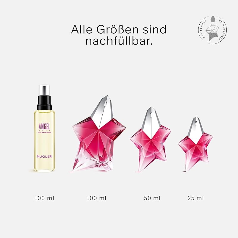 Angel Nova Eau de Parfum, Damenparfum, fruchtig-blumig-holzig