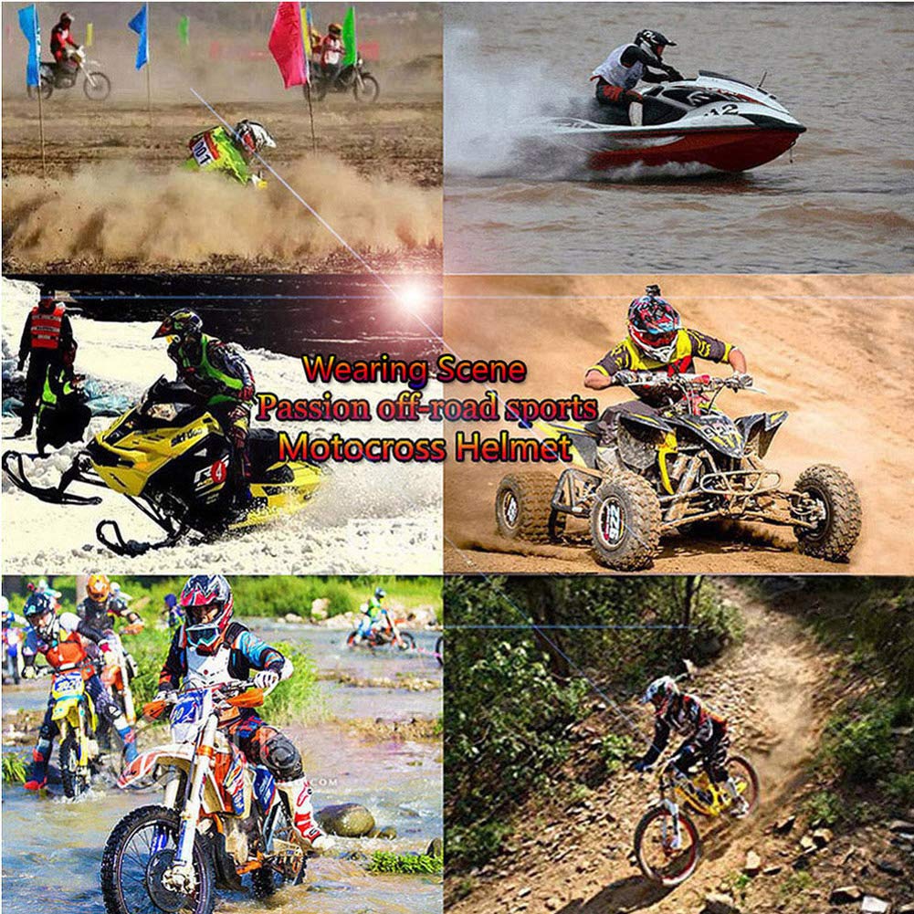 Casco de Cross Motocicleta Off-Road Downhill Enduro Casco ATV Quad MTB