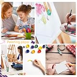 WSICSE 60 Sheets 5x7 Watercolor Paper 140lb 300GSM Cold Press Cotton view 7