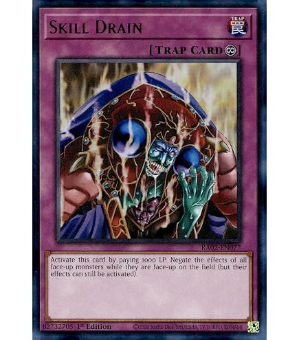 yugioh skill drain deck Amazon.com: YU-GI-OH! - Mind Drain (LTGY-EN079) - Lord of The Tachyon  Galaxy - 1st Edition