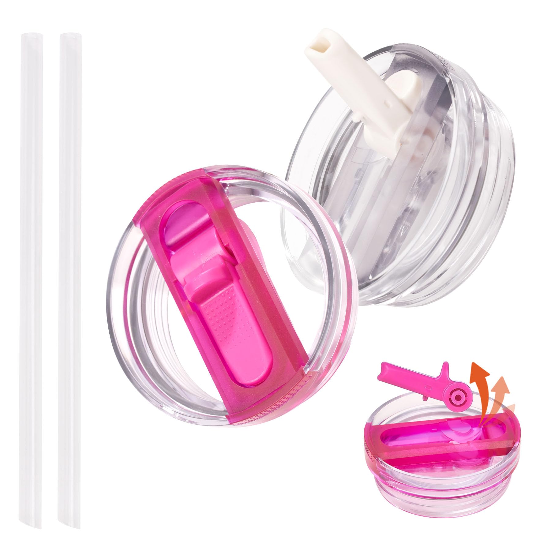 2 Pack 30 oz Stanley Lid Replacement, Stanley Leak Proof Lid with