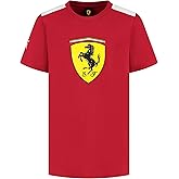 PUMA Scuderia Ferrari F1 Men's Tshirt with Large Scudetto Shield Logo