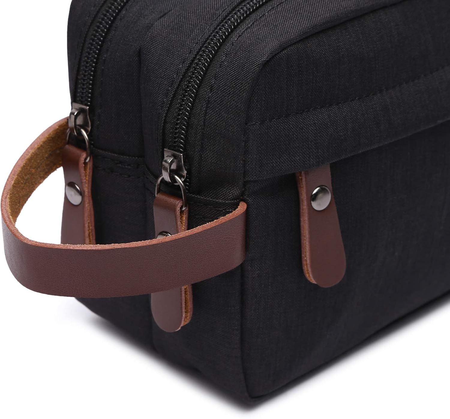 Men's Toiletry Bag Travel Dopp Kit Bathroom Shaving Organizer for Toiletries(Black): Clothing