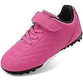 Stelle Boys Girls Indoor Soccer Shoes Kids Turf Shoes Baseball/Softball Futsal Athletic Cleats for Toddler/Little/Big Kid