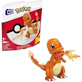 MEGA Pok&eacute;mon Building Toys Set, Build &amp; Show Charmander with 180 Pieces, 4 Inches Tall, for Kids