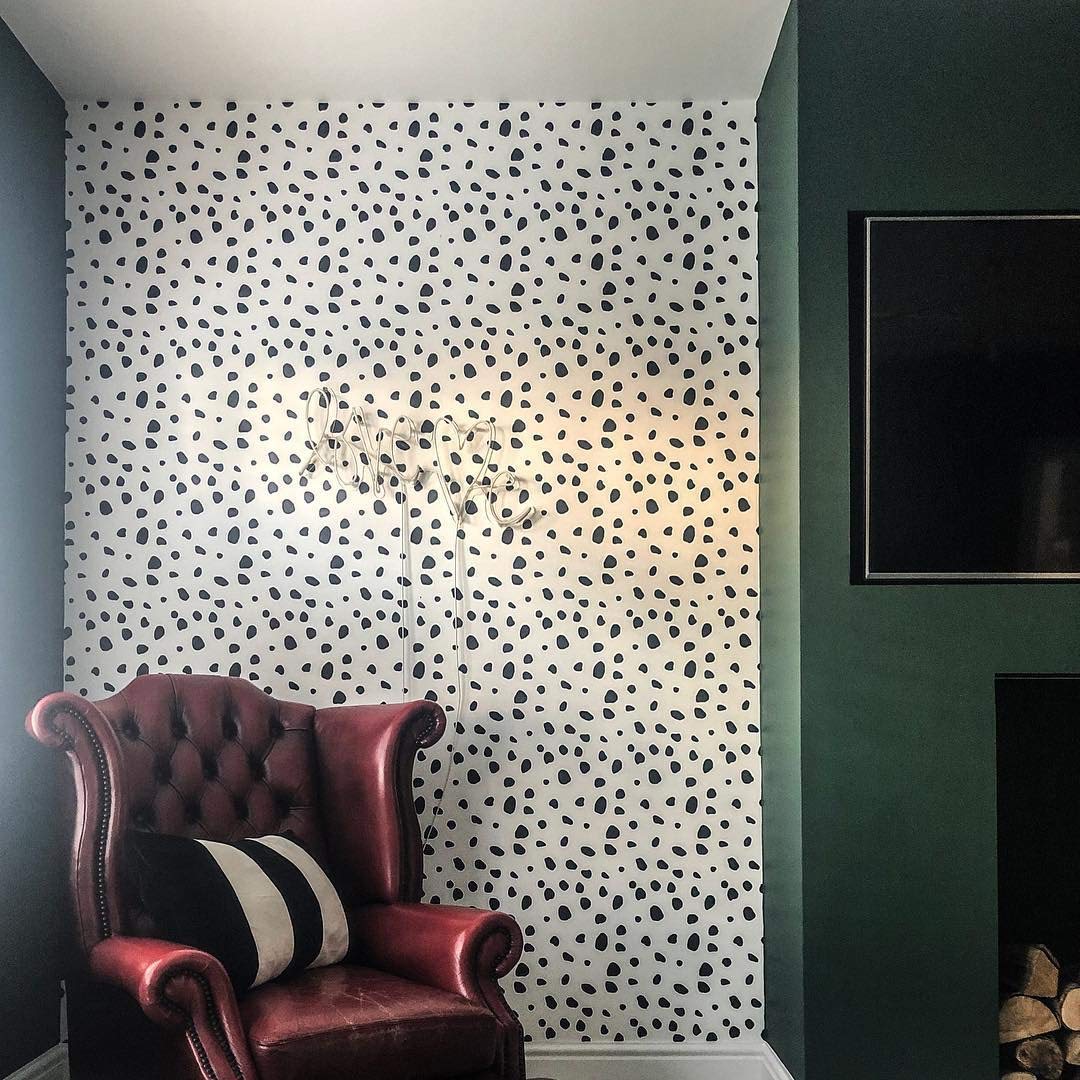 Painting Supplies Tools Dalmatian Spots Pattern Stencil Xlarge See Images Nursery Stencil Or Any Room Reusable Mylar Stencil For Painting Walls Fabrics And Furniture Floors Home Interior Decor Stencil Wall Stencils