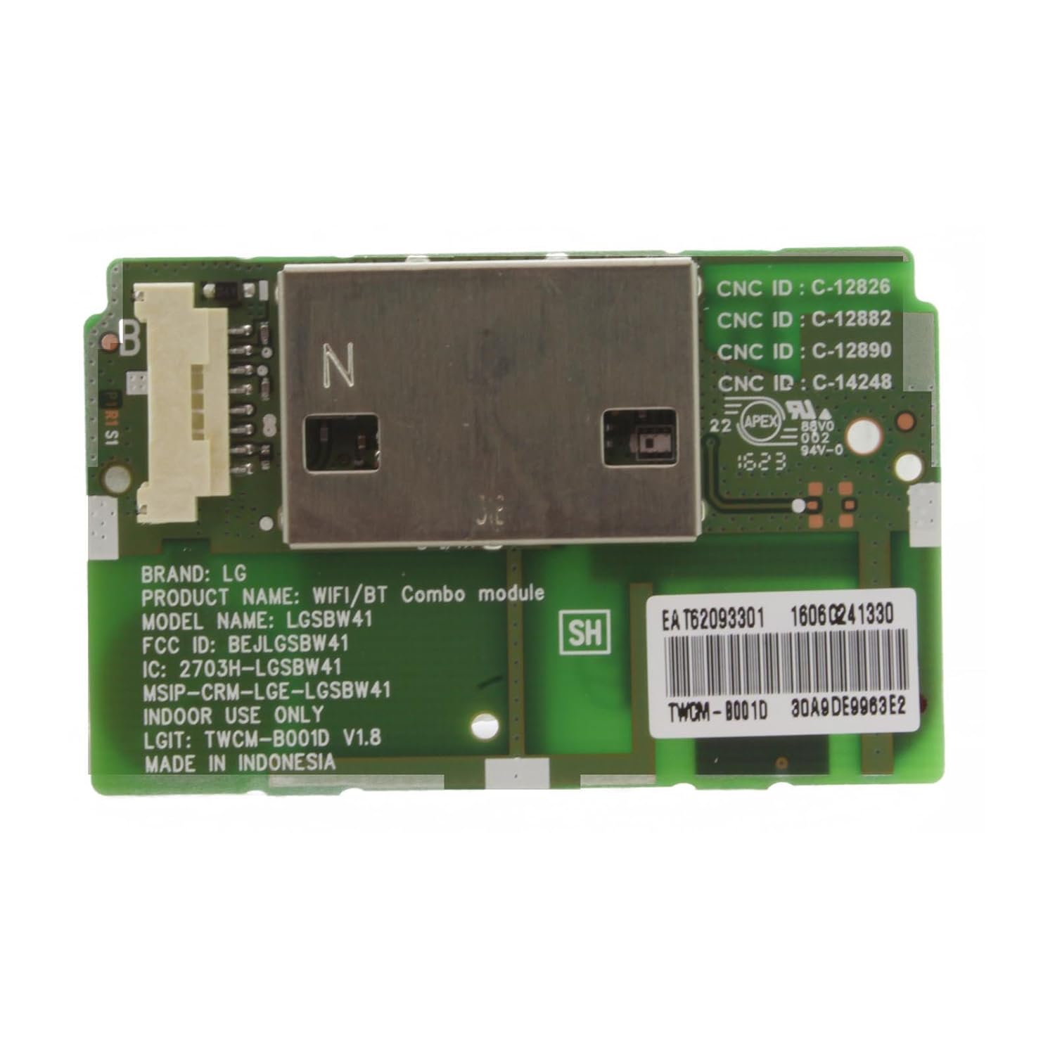 121 AV Wifi módulo Bluetooth para LG 42LB700 V 42 "LB700 V Smart TV con