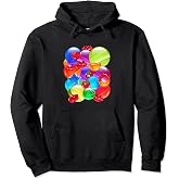 Frutiger Aero Aesthetic Tech Orb Pattern Heart Cherry Lips Pullover Hoodie