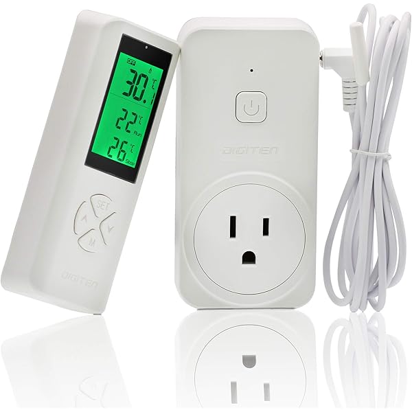 Wexstar TH-926T Plug Thermostat, One Size, White - Amazon.com