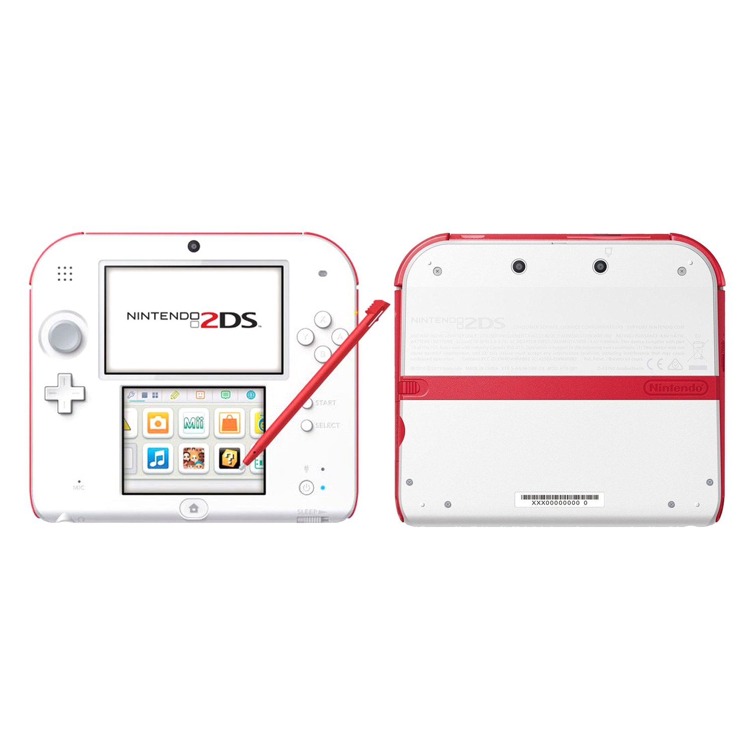 Nintendo Digital Downloads / GameTrust Nintendo 2DS - Scarlet Red w/New Super Mario Bros. 2 (Game Pre-Installed) - Nintendo Wii;GameCube;