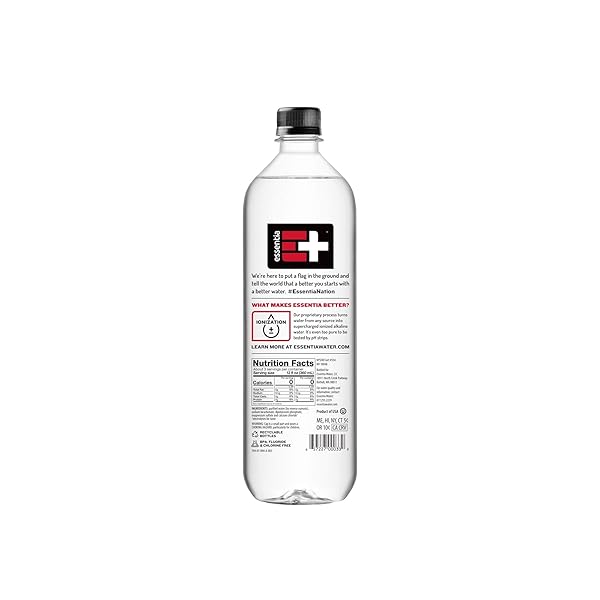 ESSENTIA WATER, 9.5 PH, 1 LITER BOTTLE
