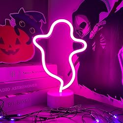 Halloween Decoration Ghost Neon Sign with