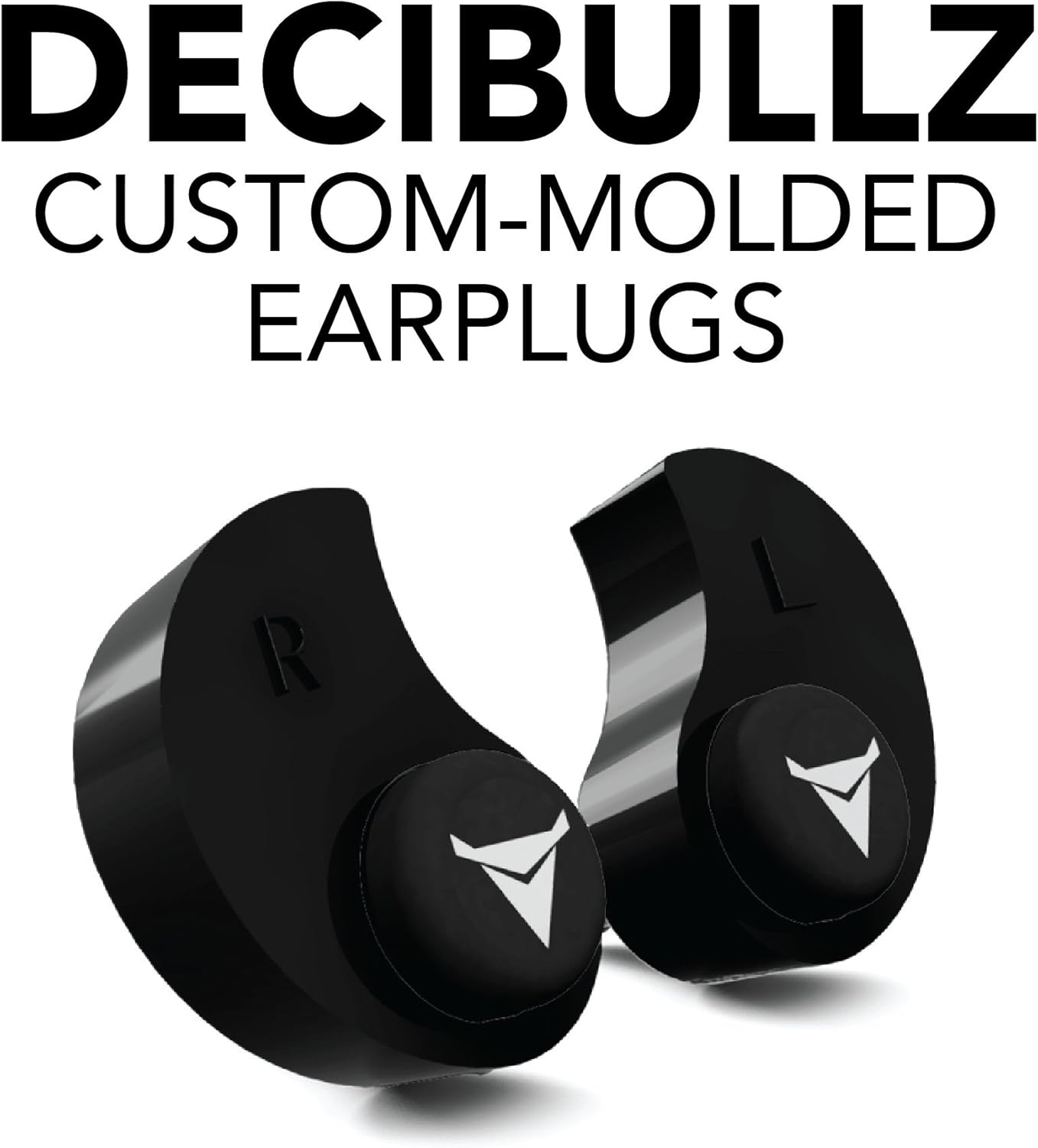 Decibullz Custom Molded Earplugs, 31dB Highest NRR