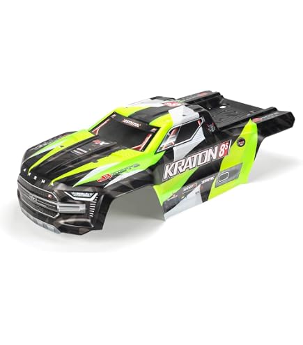 Amazon.com: ARRMA 1/5 Painted Body, Black: KRATON 4X4 8S EXB