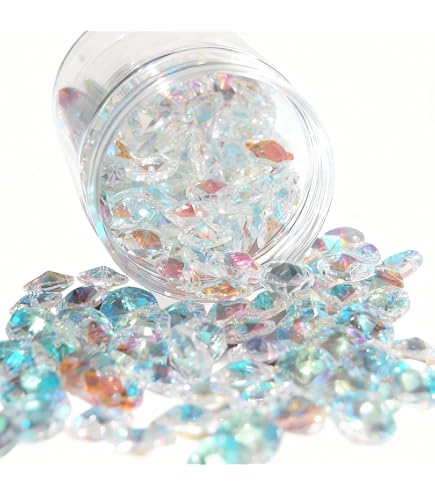 30-100pcs K9 Crystal Octagonal 2-Hole Beads – Perfect For Chandelier & Jewelry Making 1 thumbnail image