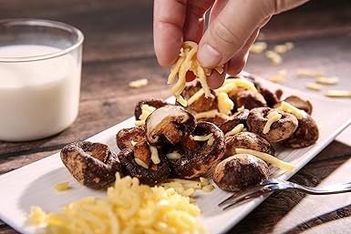 Shiitake champiñones crujientes, seta crujiente, paquete de ...