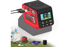300W Power Voltage Regulator Compatible with Milwaukee 18V Battery, 2V-30V Voltage Regulator with 1 DC Voltage Regulating Soc
