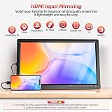 Desobry 15.6 inch Portable TV 1080P DVB-T2 Battery Powered USB HDMI view 4