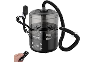 REPTITRIP Reptile Fogger, Reptile Humidifiers with Constant Humidity & Timer Function, 4L Reptile Mister for Amphibians Terrariums, Remote Control/Touch Screen/Temperature & Humidity Display