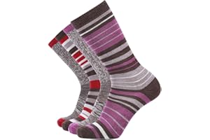 EnerWear 4P/6P Pack Unisex Merino Wool Outdoor Hiking Trail Crew Sock