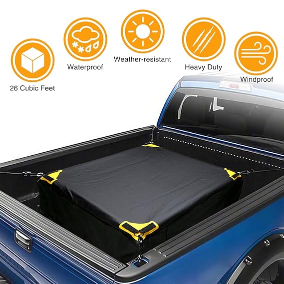 thumbnail image 2 of Sailnovo Car Roof Bag 16 Cubic Feet Rooftop Cargo Carrier Bag 2 of 14