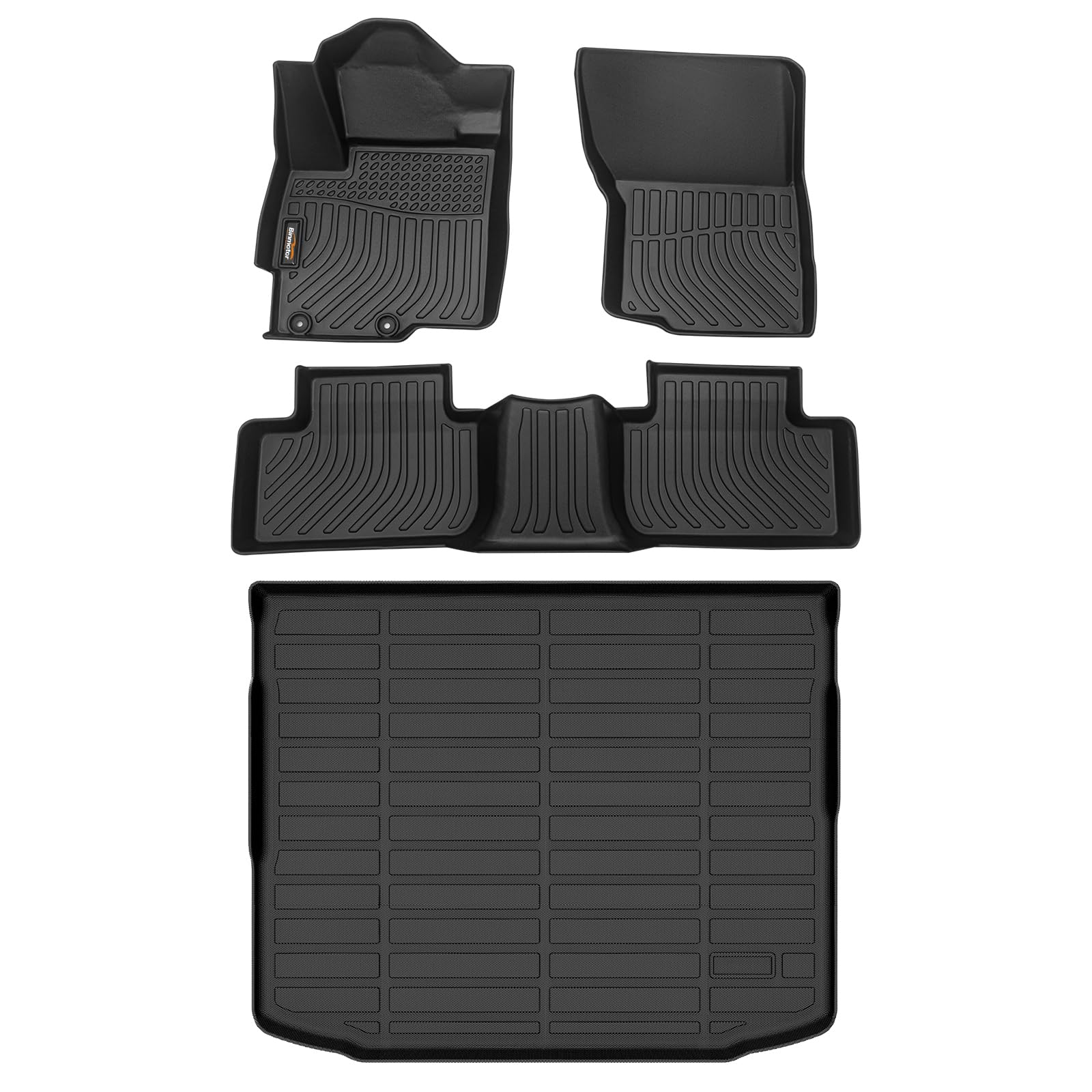 Photo 1 of Binmotor-Floor Mats & Cargo Liner for Mitsubishi Outlander Sport 2011-2024 2025 (Onlyfor 5 Seater), All Weather Car Floor Mat for Outlander Sport Accessories TPE Liners Cargo Trunk Mat