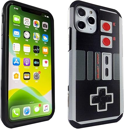 Amazon Com Iphone 11 Pro Case Retro Game Controller Dual Layer Hybrid Shockproof Slim Fit Armor Case Cover For Iphone 11 Pro 5 8 Inch Nes