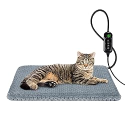 INVENHO Heated Cat Bed, Waterproof Adjustable