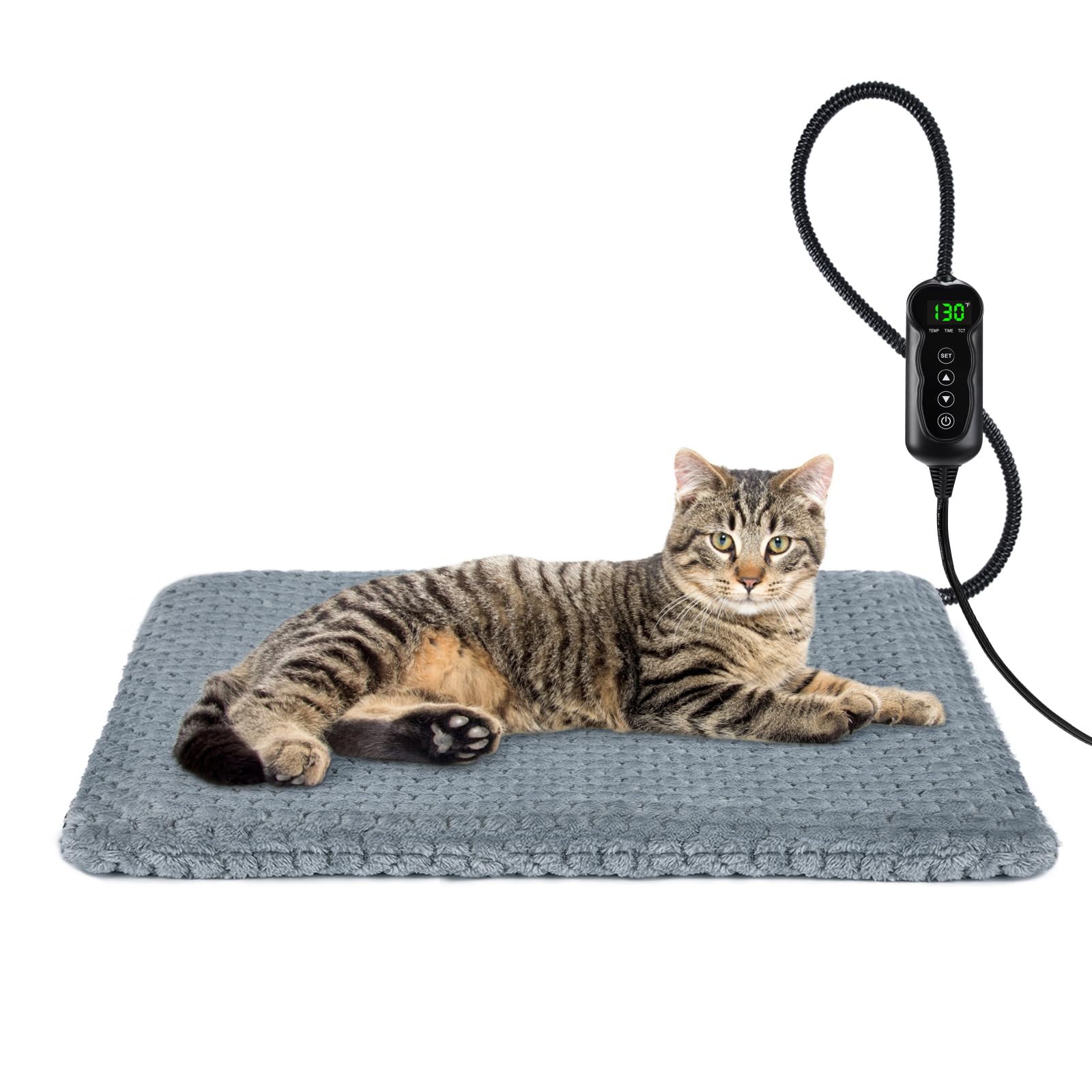 INVENHO Heated Cat Bed, Waterproof Adjustable