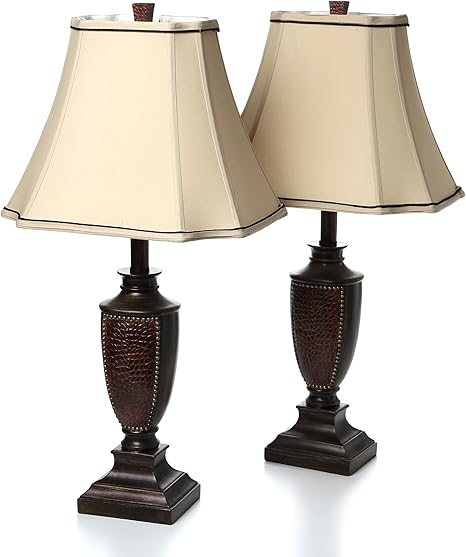 red table lamps amazon