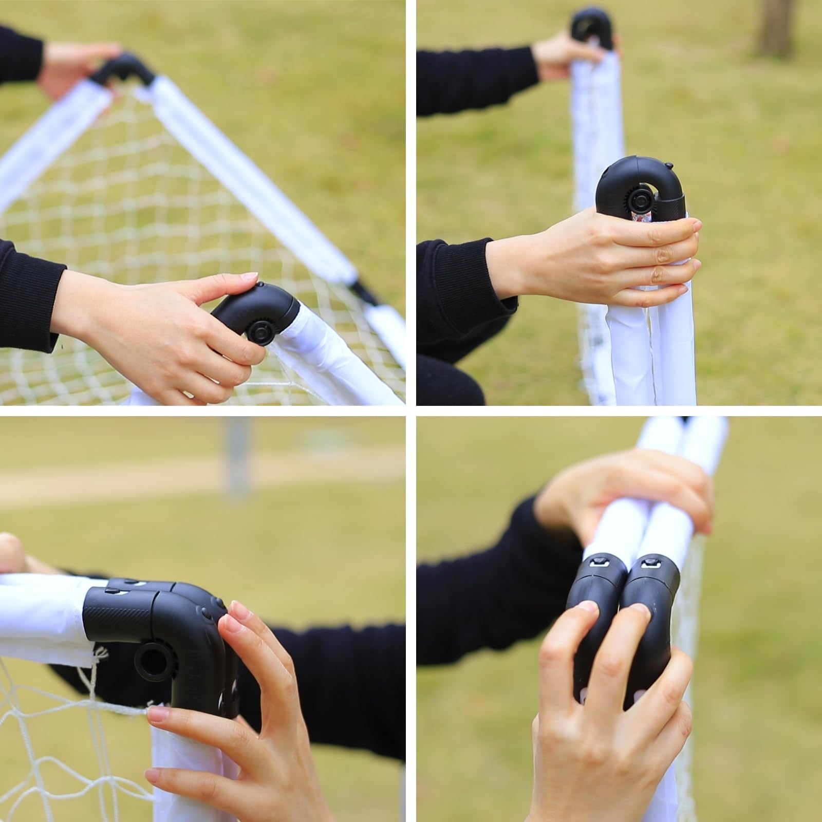 LZHDZQD Fußballtor Kinder Fussball Spielzeug Set,Klappbar Fußballtor 90x60cm + Mini Fussball 16cm Set,Kleines Klappbar Fussballtor für Indoor Und Outdoor, Kinder Spielzeug 3-5 Jahren für Garten 5