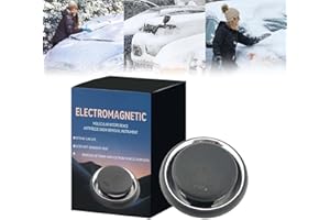 YUUAND 1PC Electromagnetic Snow Removal-Upgrade Solar Drive,Utility De-Icer,Snow Melting Artifact for Automobile,Mini Size De-Icer for Multiple Using,Car Snow Removal Tools Quick,Portable Mini Deicer