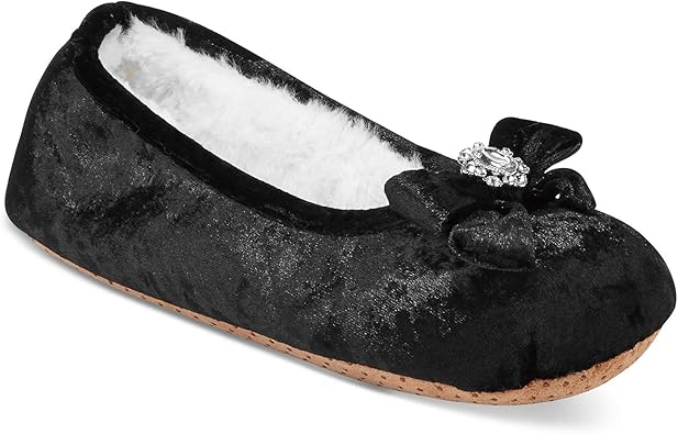 velvet ballerina slippers