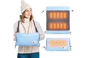 HAPAW Hand Warmers Rechargeable with 10000mAh Power Bank, Portable Graphene Heated Electric Hand Warmer Pouch, 5 Level Adjustable Temperature for Women, Men, Kids, Hunting, Camping & Xmas Gifts