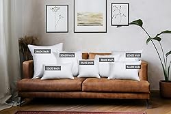 Utopia Bedding Throw Pillows (Set of 4, White), 24