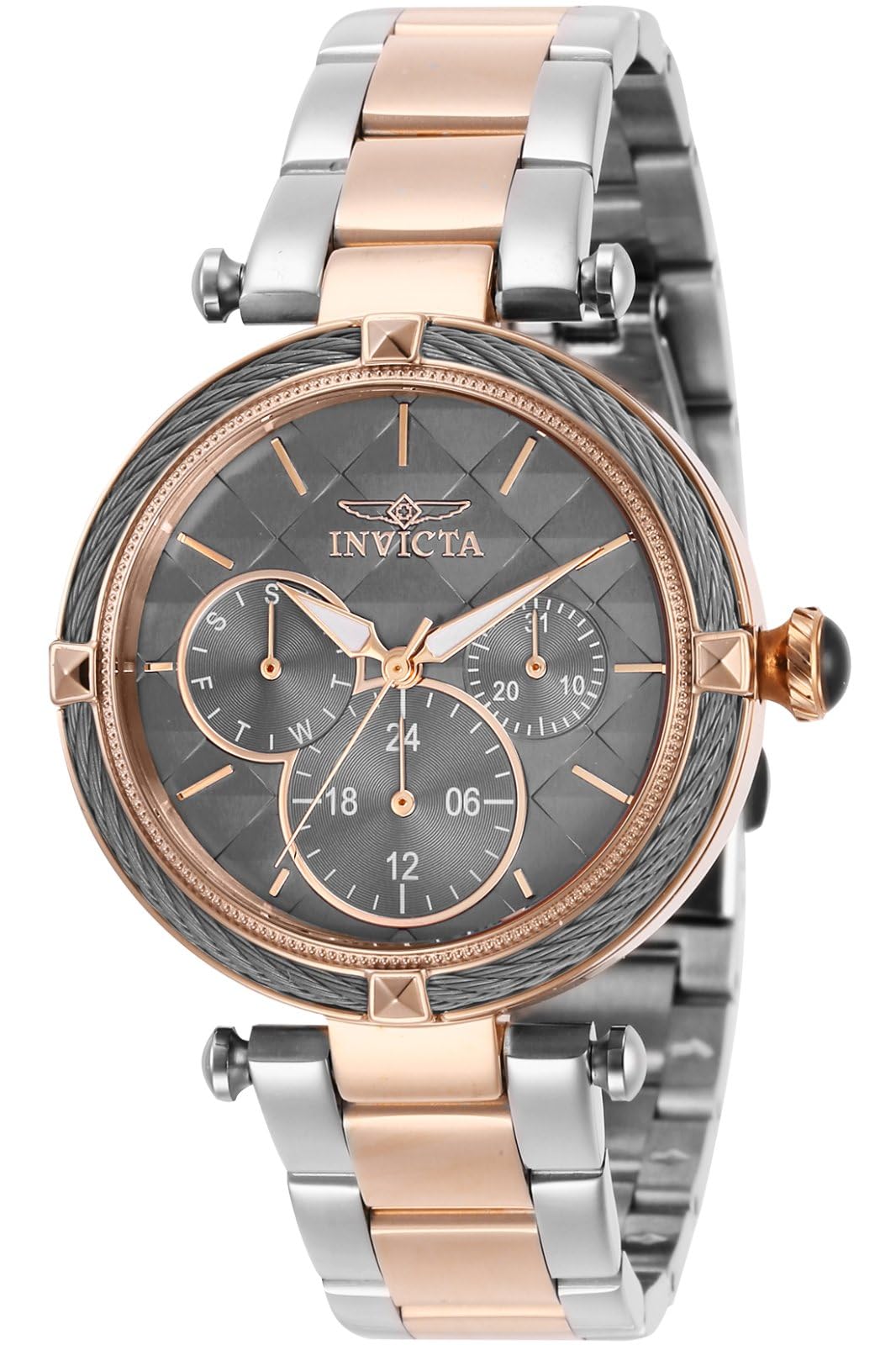 Women's 28963 Bolt Analog Display Quartz Two Tone Watch