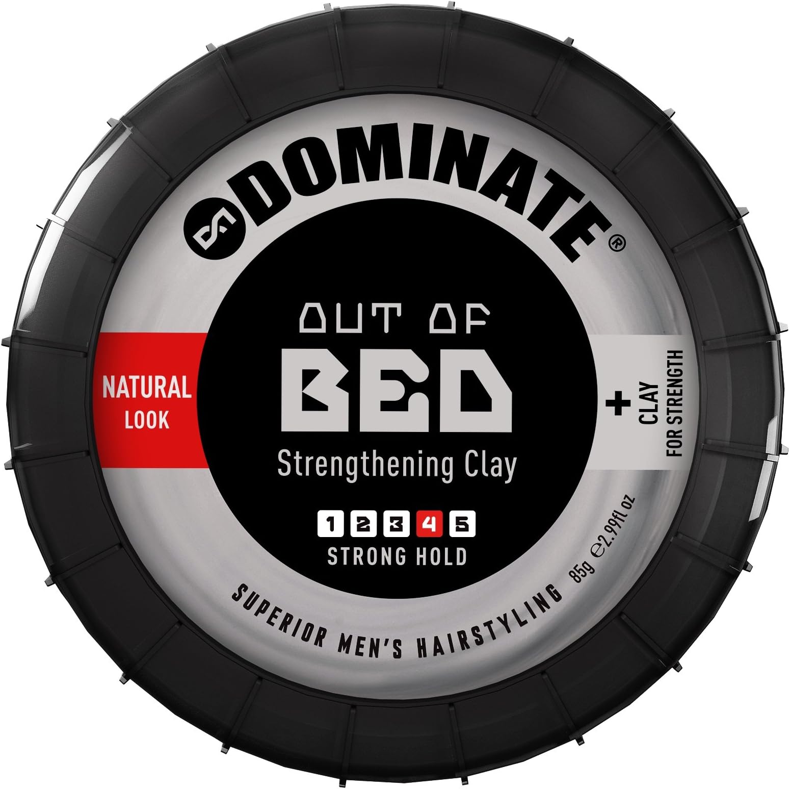 Dominate Out Of Bed Hair Shaping Paste with Clay, Salon Series, Strong Hair Hold with a Dry Matte Grunge Look, 85g (3 oz)