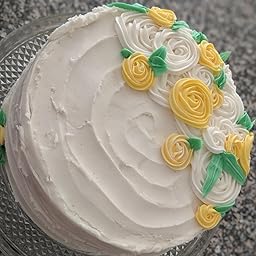 bucket of buttercream frosting