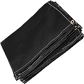 VEVOR 8 x 10 Ft Welding Blanket Black Fiberglass Blanket Portable Fiberglass Fire Retardant Blanket Welding Mat Welding Firep