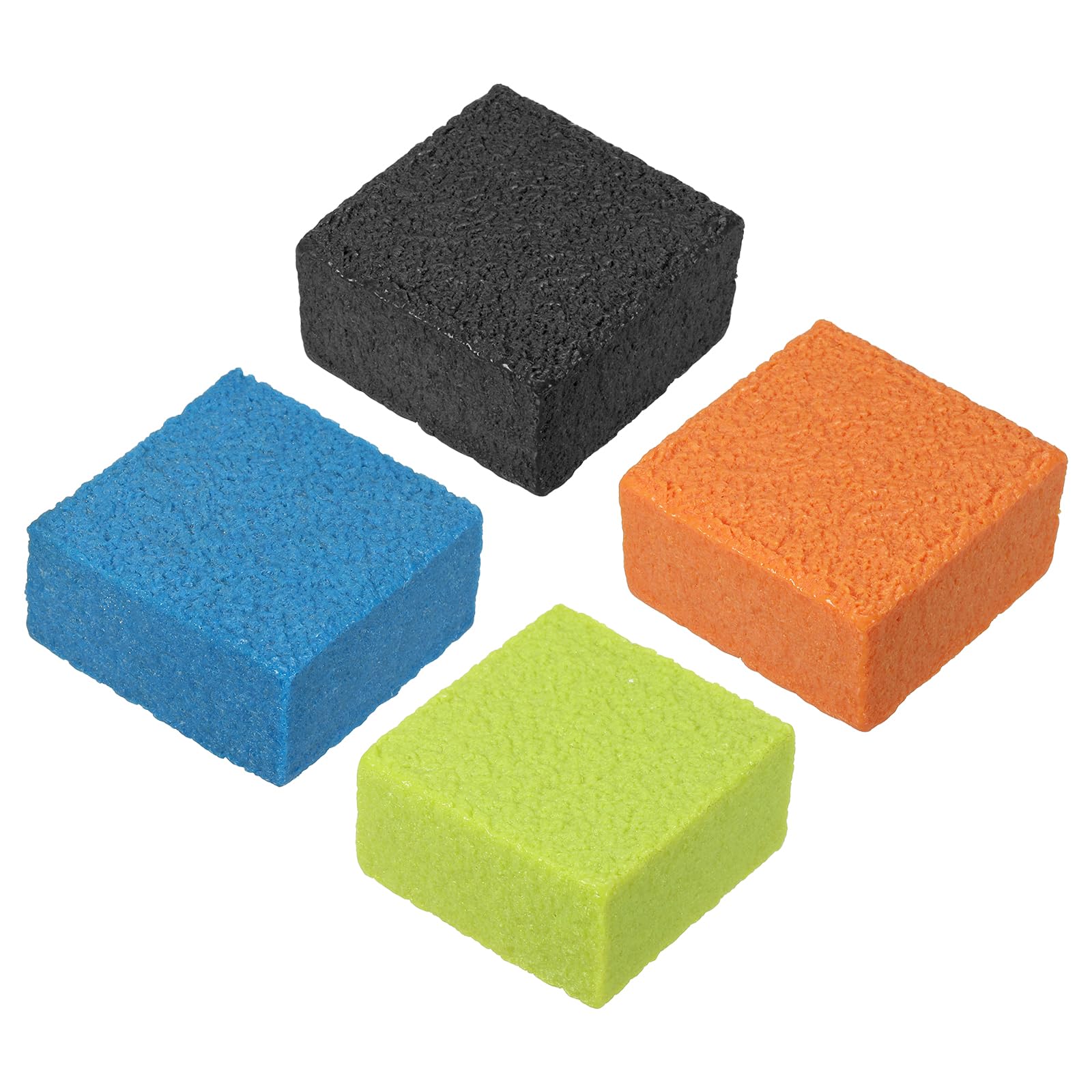 PATIKIL 5x5x2.5cm Pickleball Paddle Eraser,1 Set Square Rubber Pickleball Racket Dust Remover Bar Cleaner,Multicolor