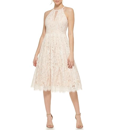Eliza J Womens Dresses Dress,Ivory Multi, 4 : Clothing, Shoes & Jewelry