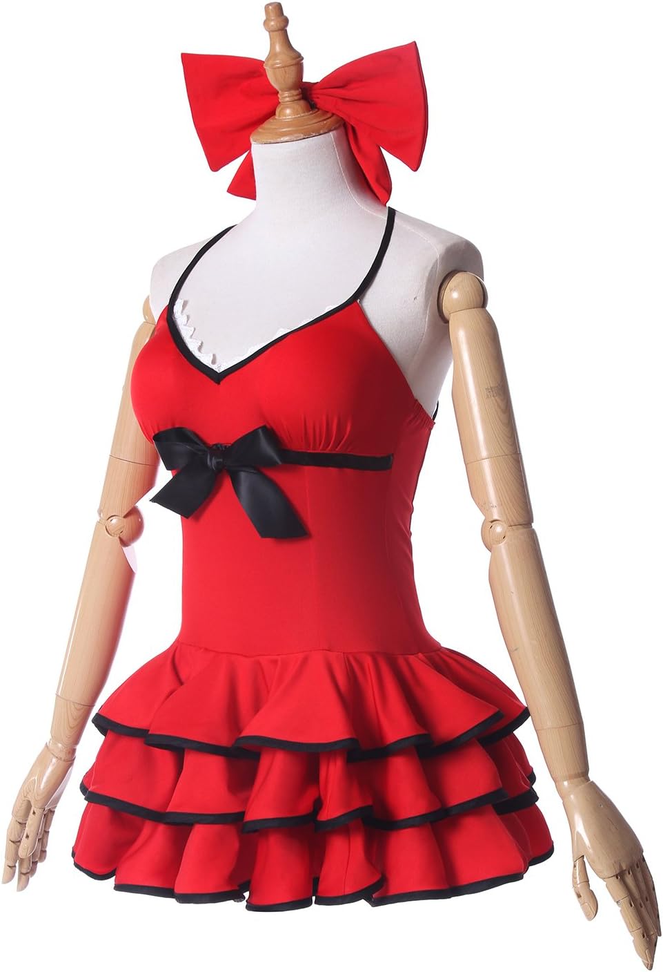 Amazon Nspstt ネロ 水着 ワンピース コスチューム コスプレ衣装 イベント仮装 全飾り小物付き Fgo Gc 394 赤い S コスプレ 仮装 通販