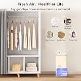 EasyAcc Dehumidifier 1200ml Portable Quiet Auto Shut Off for Wardrobe Bedroom view 7