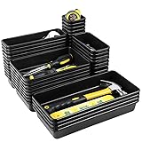 Takytao Upgraded 60PCS Tool Box Organizer Tray