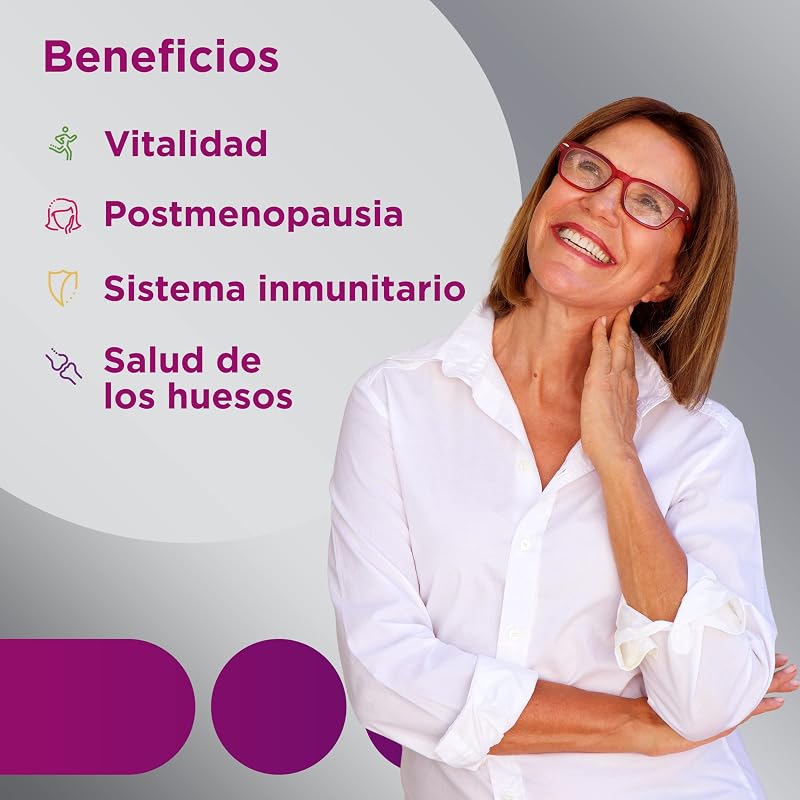 Multicentrum woman 50+ suplemento alimentar multivitamínico e multimineral para mulheres com mais de 50 anos, pós-menopausa, com cálcio, vitamina c e b, sem glúten, 100 comprimidos